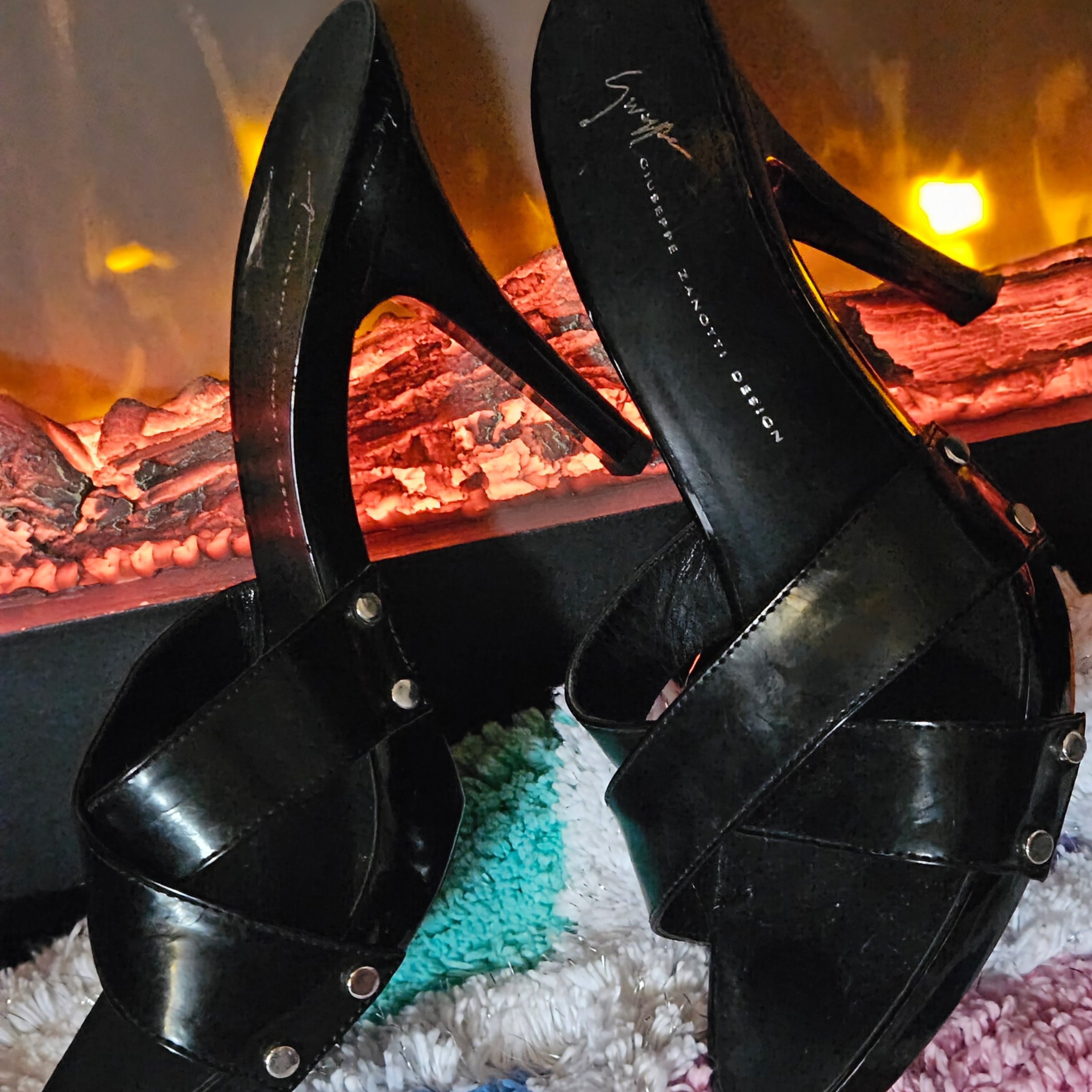 Giuseppe Zanotti Black Women's Heels